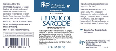 Hepaticol  Sarcode (Nspc0107 Hepaticol Sarcode 2oz)